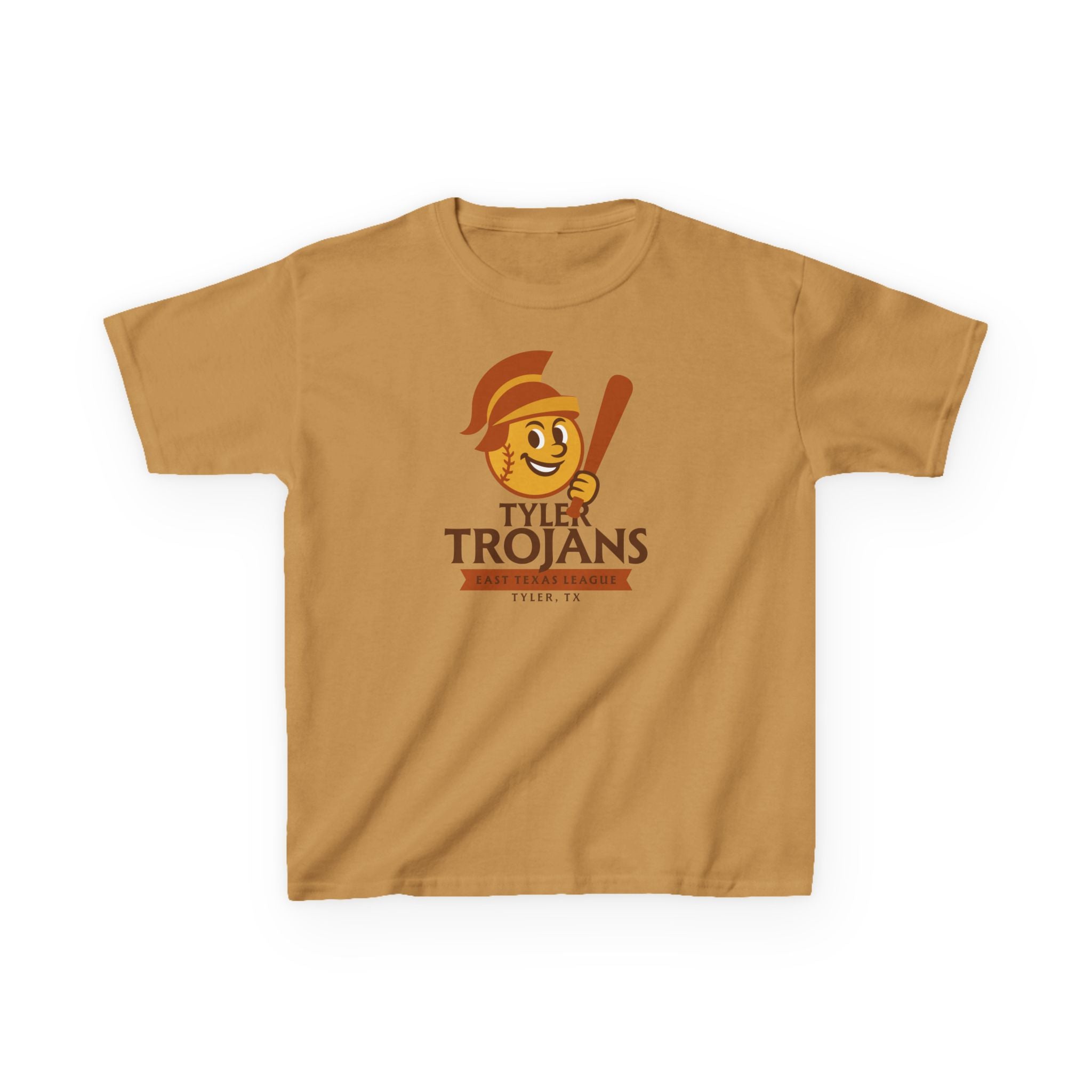 Tyler Trojans T-Shirt (Youth) - Vintage Defunct Baseball Teams