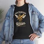 San Francisco Wasps T-Shirt (Heavyweight) - Vintage Defunct Baseball Teams - California