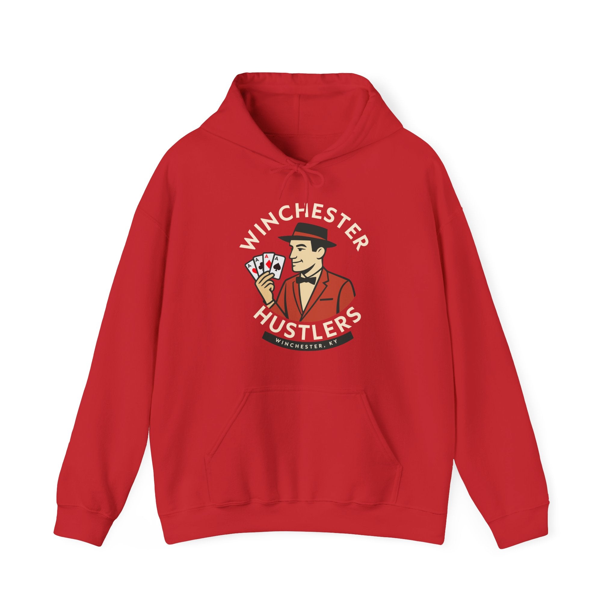 Winchester Hustlers Hoodie - Vintage Defunct Baseball Teams
