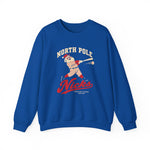 North Pole Nicks Crewneck Sweatshirt - Vintage Defunct Baseball Teams - Alaska
