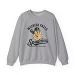 Wichita Falls Spudders Crewneck Sweatshirt - Vintage Defunct Baseball Teams - Texas