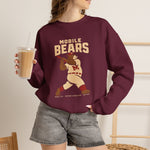 Mobile Bears Crewneck Sweatshirt - Vintage Defunct Baseball Teams - Alabama