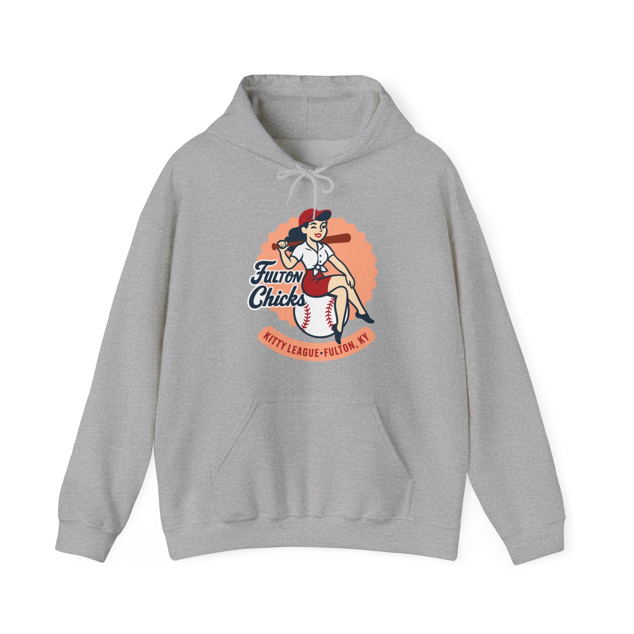 Fulton Chicks Hoodie - Vintage Defunct Baseball Teams