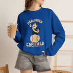 Harlingen Capitals Crewneck Sweatshirt - Vintage Defunct Baseball Teams - Texas