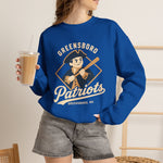 Greensboro Patriots Crewneck Sweatshirt - Vintage Defunct Baseball Teams - North Carolina
