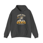 Lead City Grays Hoodie - Vintage Defunct Baseball Teams - South Dakota
