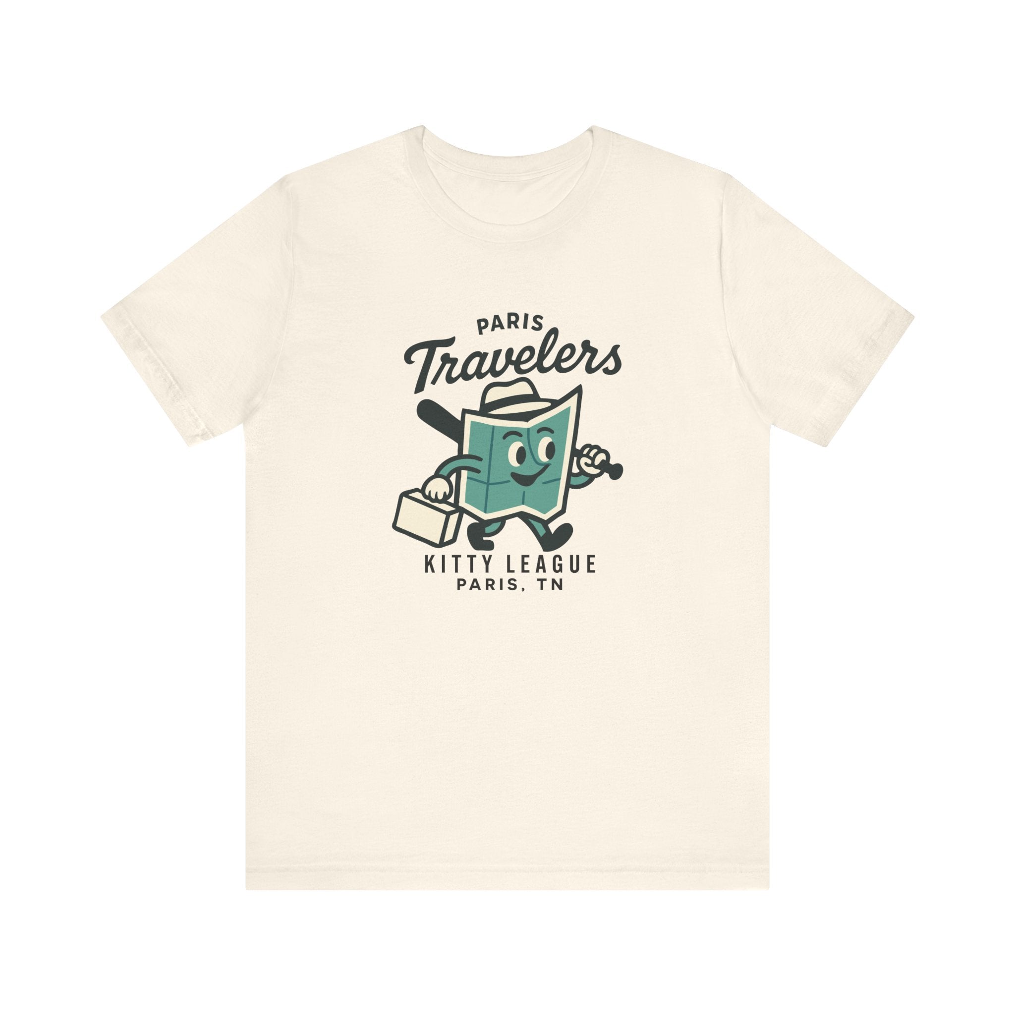 Paris Travelers T-Shirt (Premium Lightweight) - Vintage Defunct Baseball Teams