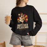 Natchez Pilgrims Crewneck Sweatshirt - Vintage Defunct Baseball Teams - Mississippi
