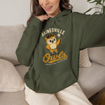 Gainesville Owls Hoodie - Vintage Defunct Baseball Teams - Texas