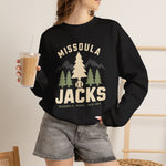Missoula Timberjacks Crewneck Sweatshirt - Vintage Defunct Baseball Teams - Montana