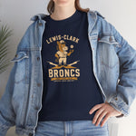 Lewiston Broncs T-Shirt (Heavyweight) - Vintage Defunct Baseball Teams - Idaho
