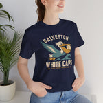 Galveston White Caps T-Shirt (Premium Lightweight) - Vintage Defunct Baseball Teams - Texas