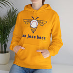 San Jose Bees 1980s Style Hoodie - Vintage Defunct Baseball Teams - California