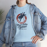 Magic Valley Cowboys T-Shirt (Heavyweight) - Vintage Defunct Baseball Teams - Idaho