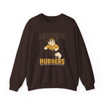 Lubbock Hubbers Crewneck Sweatshirt - Vintage Defunct Baseball Teams - Texas