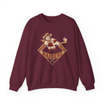 Pauls Valley Raiders Crewneck Sweatshirt - Vintage Defunct Baseball Teams - Oklahoma