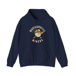 Madisonville Miners Hoodie - Vintage Defunct Baseball Teams