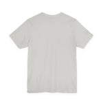 Roseburg Shamrocks Premium Lightweight T-Shirt in silver, back view, plain back