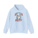 Great Falls Electrics Hoodie - Vintage Defunct Baseball Teams - Montana