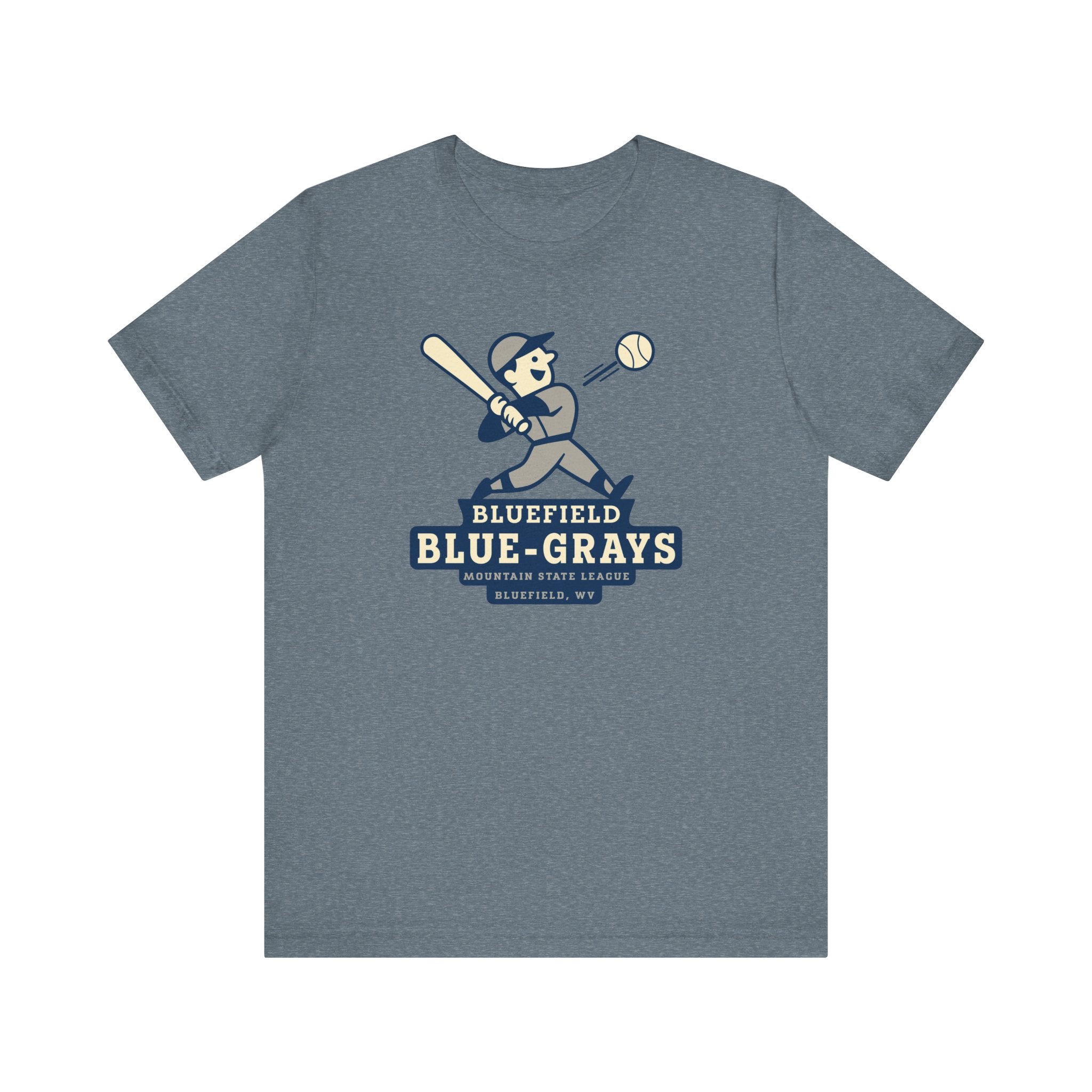 Bluefield Blue-Grays T-Shirt (Premium Lightweight) - Vintage Defunct Baseball Teams