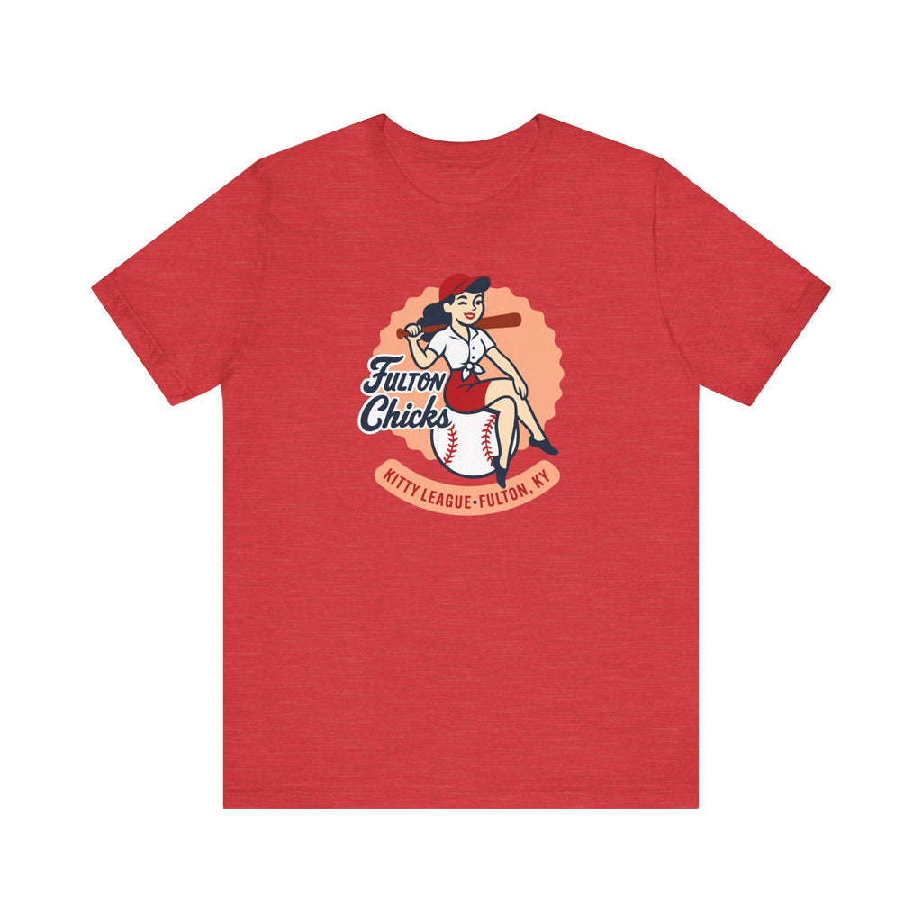 Fulton Chicks T-Shirt (Premium Lightweight) - Vintage Defunct Baseball Teams