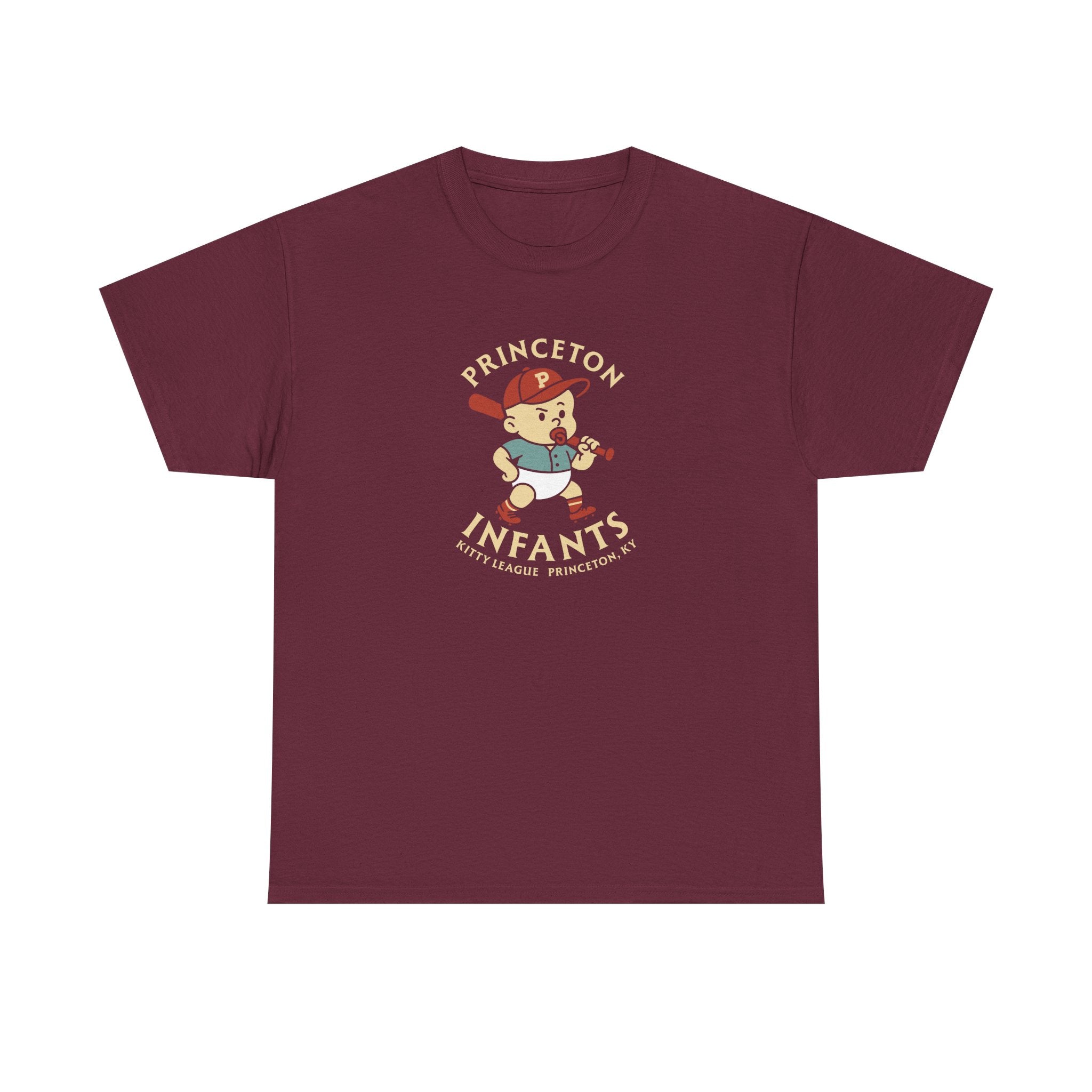 Princeton Infants T-Shirt (Heavyweight) - Vintage Defunct Baseball Teams