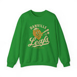 Danville Leafs Crewneck Sweatshirt - Vintage Defunct Baseball Teams - Virginia
