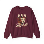 Ada Herefords Crewneck Sweatshirt - Vintage Defunct Baseball Teams - Oklahoma