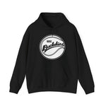 Boise Buckskins Hoodie in black with the Boise Buckskins logo, script lettering across a stitched baseball on the front