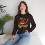 Crisfield Crabbers Crewneck Sweatshirt - Vintage Defunct Baseball Teams - Maryland