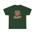 Victoria Rosebuds T-Shirt (Heavyweight) - Vintage Defunct Baseball Teams - Texas