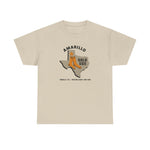 Amarillo Gold Sox T-Shirt (Heavyweight) - Vintage Defunct Baseball Teams - Texas