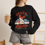 Ogden Lobsters Crewneck Sweatshirt - Vintage Defunct Baseball Teams - Utah