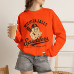 Wichita Falls Spudders Crewneck Sweatshirt - Vintage Defunct Baseball Teams - Texas