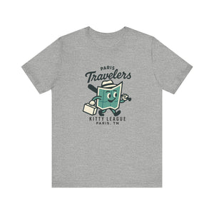Paris Travelers T-Shirt (Premium Lightweight) - Vintage Defunct Baseball Teams