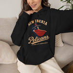 New Iberia Pelicans Hoodie - Vintage Defunct Baseball Teams - Louisiana