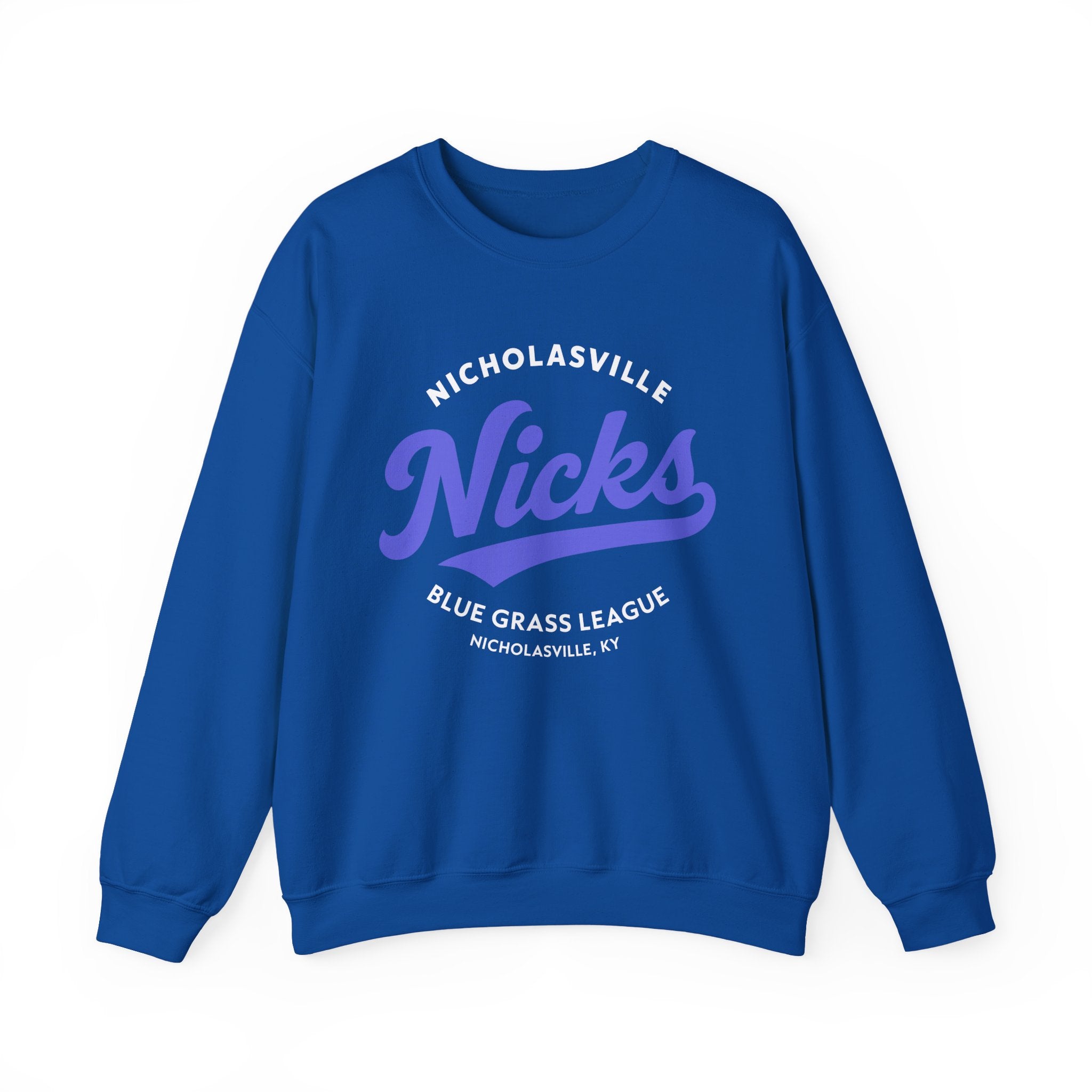 Nicholasville Nicks Crewneck Sweatshirt - Vintage Defunct Baseball Teams