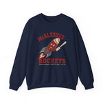 McAlester Rockets Crewneck Sweatshirt - Vintage Defunct Baseball Teams - Oklahoma