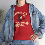Springfield Red Birds T-Shirt (Heavyweight) - Vintage Defunct Baseball Teams - Illinois