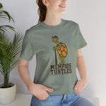Memphis Turtles T-Shirt (Premium Lightweight) - Vintage Defunct Baseball Teams - Tennessee