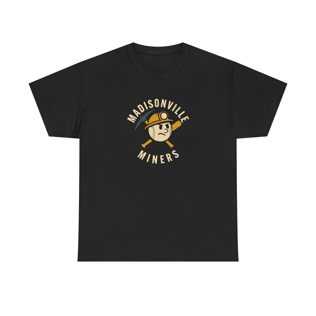 Madisonville Miners T-Shirt (Heavyweight) - Vintage Defunct Baseball Teams