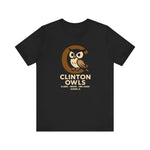 Clinton Owls T-Shirt (Premium Lightweight) - Vintage Defunct Baseball Teams - Iowa