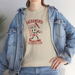 Sacramento Sacts T-Shirt (Heavyweight) - Vintage Defunct Baseball Teams - California