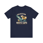 Galveston White Caps T-Shirt (Premium Lightweight) - Vintage Defunct Baseball Teams - Texas