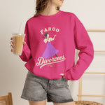 Fargo Divorcees Crewneck Sweatshirt - Vintage Defunct Baseball Teams - North Dakota