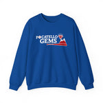 Pocatello Gems Crewneck Sweatshirt - Vintage Defunct Baseball Teams - Idaho