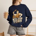 Wilson Tobs Crewneck Sweatshirt - Vintage Defunct Baseball Teams - North Carolina