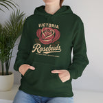 Victoria Rosebuds Hoodie - Vintage Defunct Baseball Teams - Texas