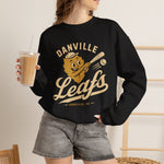 Danville Leafs Crewneck Sweatshirt - Vintage Defunct Baseball Teams - Virginia