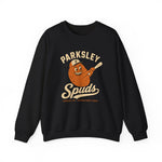 Parksley Spuds Crewneck Sweatshirt - Vintage Defunct Baseball Teams - Virginia